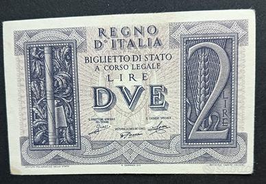 2 LIRE 1939 FDS