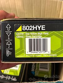 Toner lexmark genuino giallo originale 100% mai us