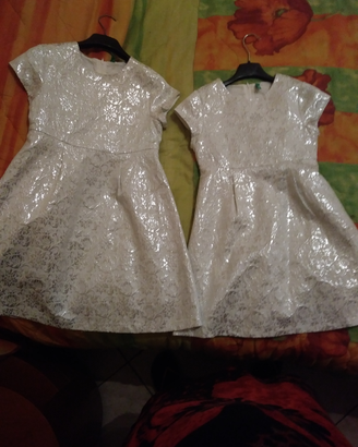2 vestiti da bimba eleganti da cerimonia Benetton