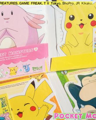POCKET MONSTERS POKEMON Originale VINTAGE 1999 NEW
