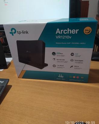Modem Router TP Link Archer VR1210v  Evdsl 300 Mb