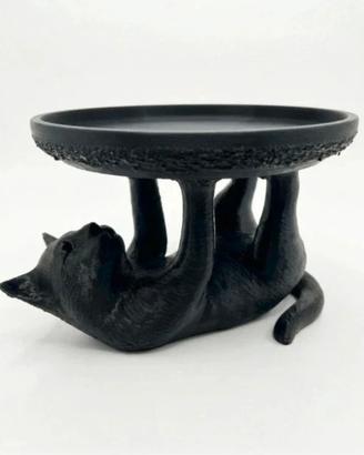 Gatto Portagioie Porta candele 
