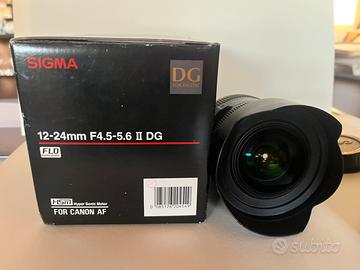 Sigma 12-24 f4.5 /5.6 ii dg per canon ef