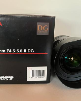 Sigma 12-24 f4.5 /5.6 ii dg per canon ef