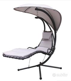 sedia dondolo da esterno come nuova