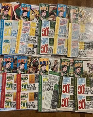 Fumetti Capitan Miki strisce ristampa