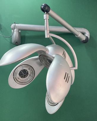 Casco capelli e termo stimolatore da parete