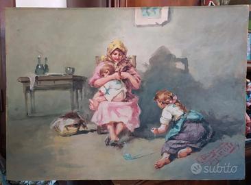 Roberto Carignani (Napoli 1894-1975) dipinto 1951