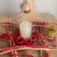 Centro tavola Per il Natale fatto artigianalmente.