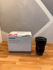 Tamron 28 75 f 2.8 G2 attacco E Sony