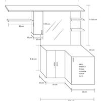 mobile bagno con vano lavatrice a scomparsa