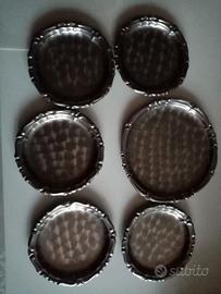 Sotto bicchieri  di inox