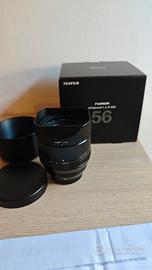 Fujifilm 56 mm f 1.2 WR + Paraluce e grazia