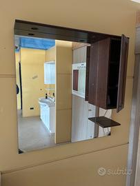 Specchio per mobile da bagno con pensile