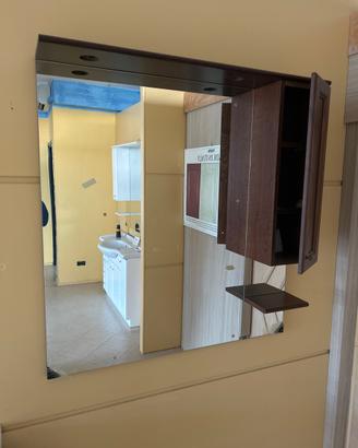 Specchio per mobile da bagno con pensile