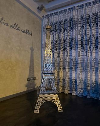 Torre Eiffel 180cm - Acciaio Inox
