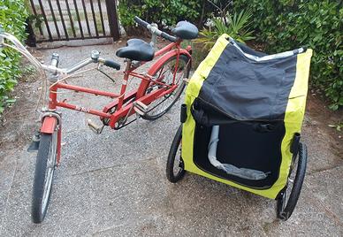 Bibici e trasportino per cani