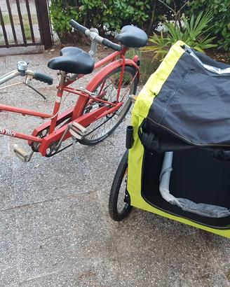 Bibici e trasportino per cani