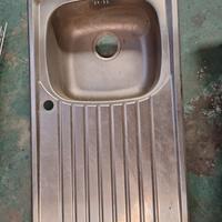 Lavandini inox, scolapiatti e pensile