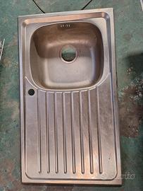 Lavandini inox, scolapiatti e pensile