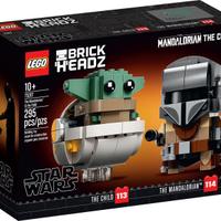 LEGO 75317 Brickheadz Il Mandaloriano e Bambino