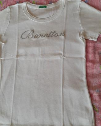 T-shirt donna/ragazza Benetton  t.S
