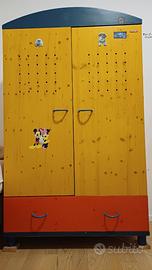 Armadio cameretta foppapedretti + scrivania gratis