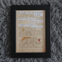 Quadro piccolo principe da personalizzare