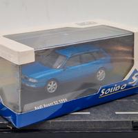 AUDI A4 S2 Avant blu - Solido - Scala 1/43