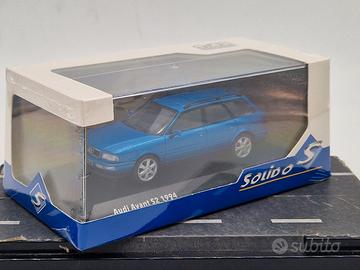 AUDI A4 S2 Avant blu - Solido - Scala 1/43