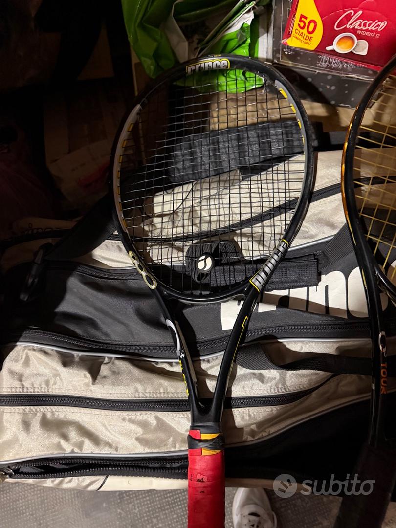 Blocco 3 racchette tennis più borsone