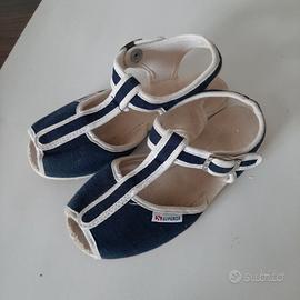 Sandaletti Superga unisex blu navy - tg 29