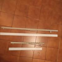 aste per tende con velcro e peso