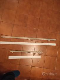 aste per tende con velcro e peso