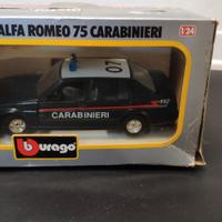 Modello BURAGO Alfa Romeo 75 Carabinieri