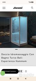 Cabina Doccia Jacuzzi modello Bali 120x80