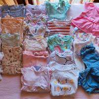 Lotto abbigliamento bambina Estate