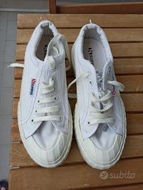 Superga store bianche 37