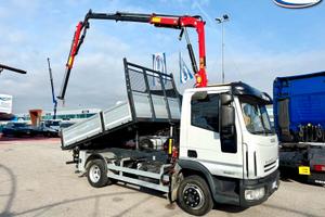 IVECO EUROCARGO 80E17 ribaltabile + gru e JIB