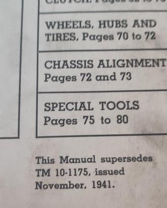 Harley WLA manuale