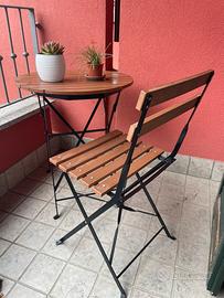 Tavolino 60 cm di diametro + 2 sedie