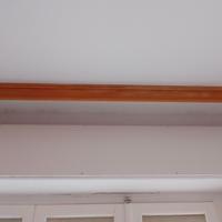 Bastone tenda in legno + binario