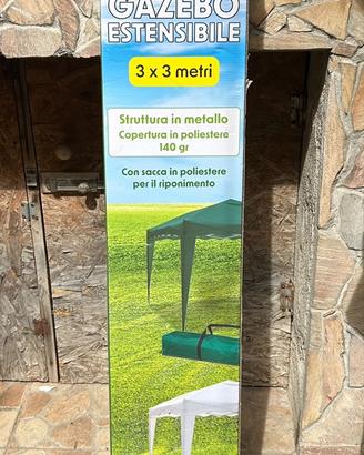 Gazebo estensibile 3x3 m MA Maison – nuovo