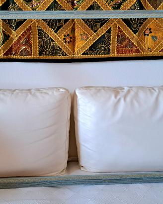 cornice in legno + vetro