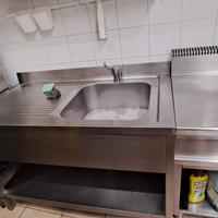 Lavandino professionale in acciaio inox