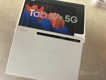 Tablet Samsung galaxy tab S7+ 5G con cover