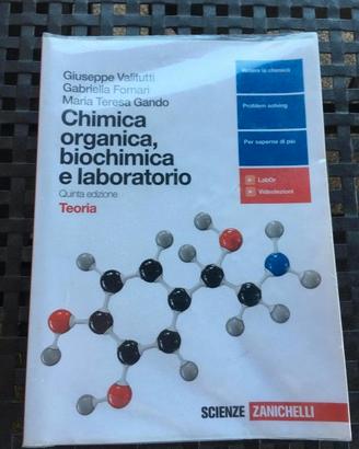 CHIMICA ORGANICA BIOCHIMICA E LABORATORIO