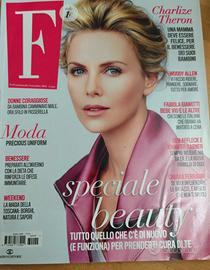 CHARLIZE THERON riviste copertine attrice
