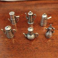 Set completo  6 moka-miniatura in metallo Lavazza