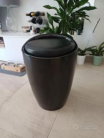 Sgabello pouf contenitore